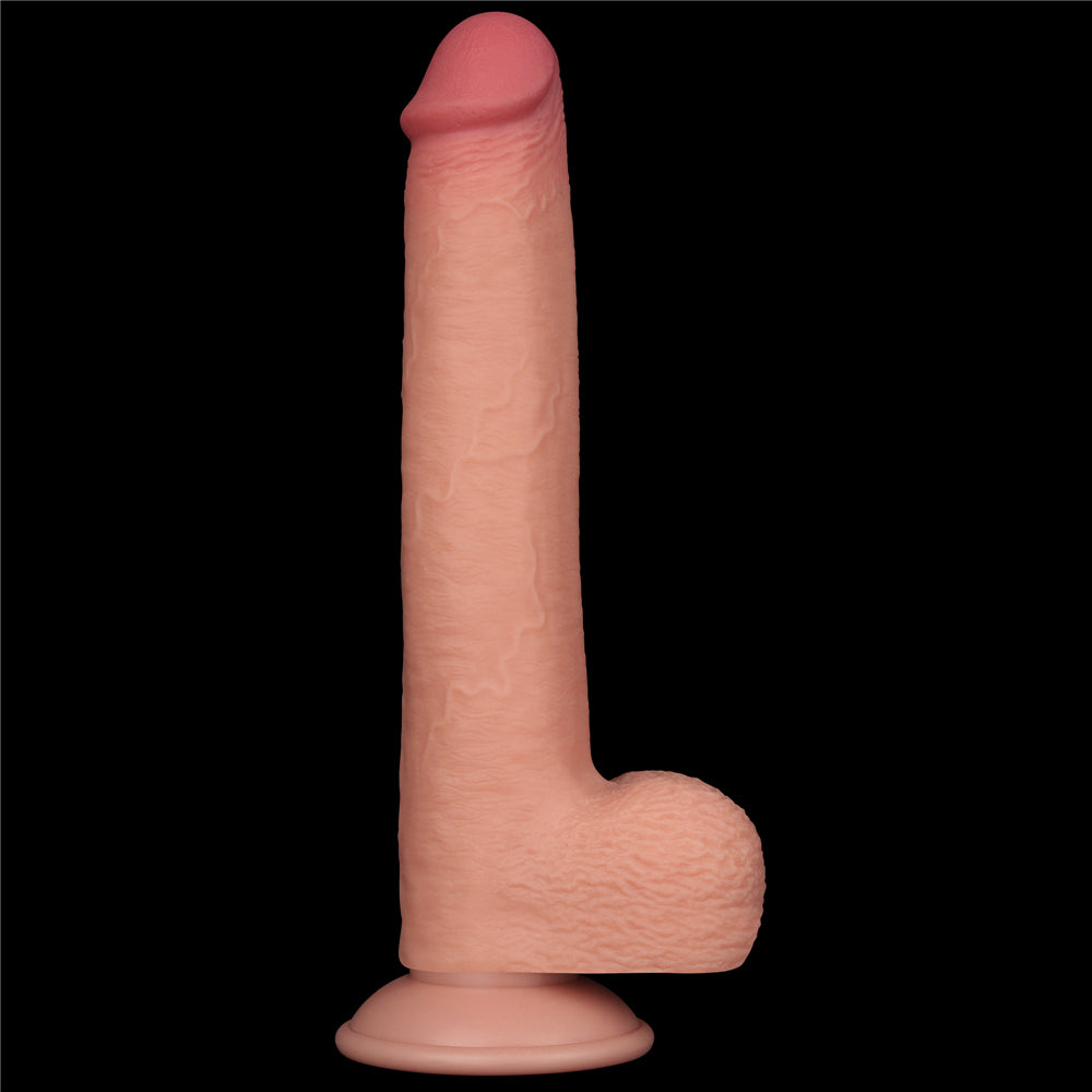 Realistic Dildo Sliding-Skin Dong 9"