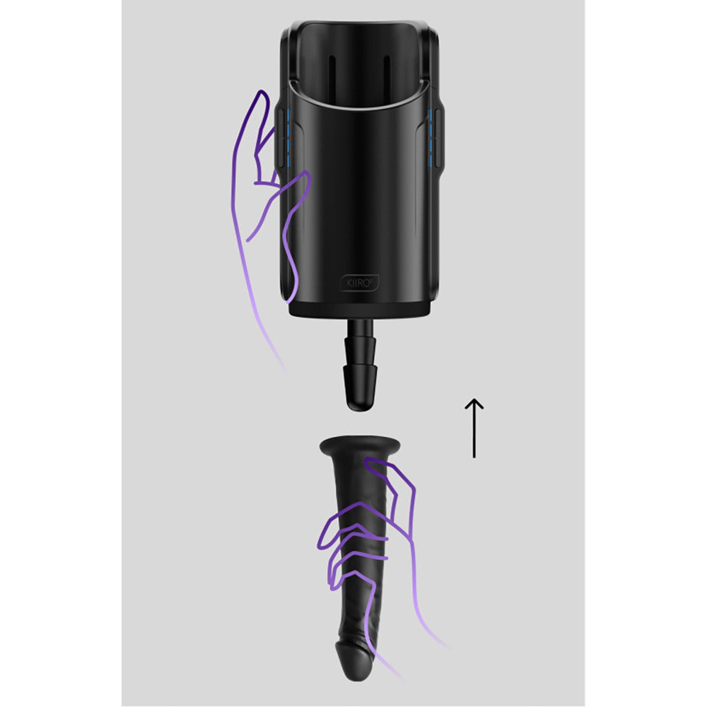Realistic Dildo with Vacuum-Lock Grip Keon Black