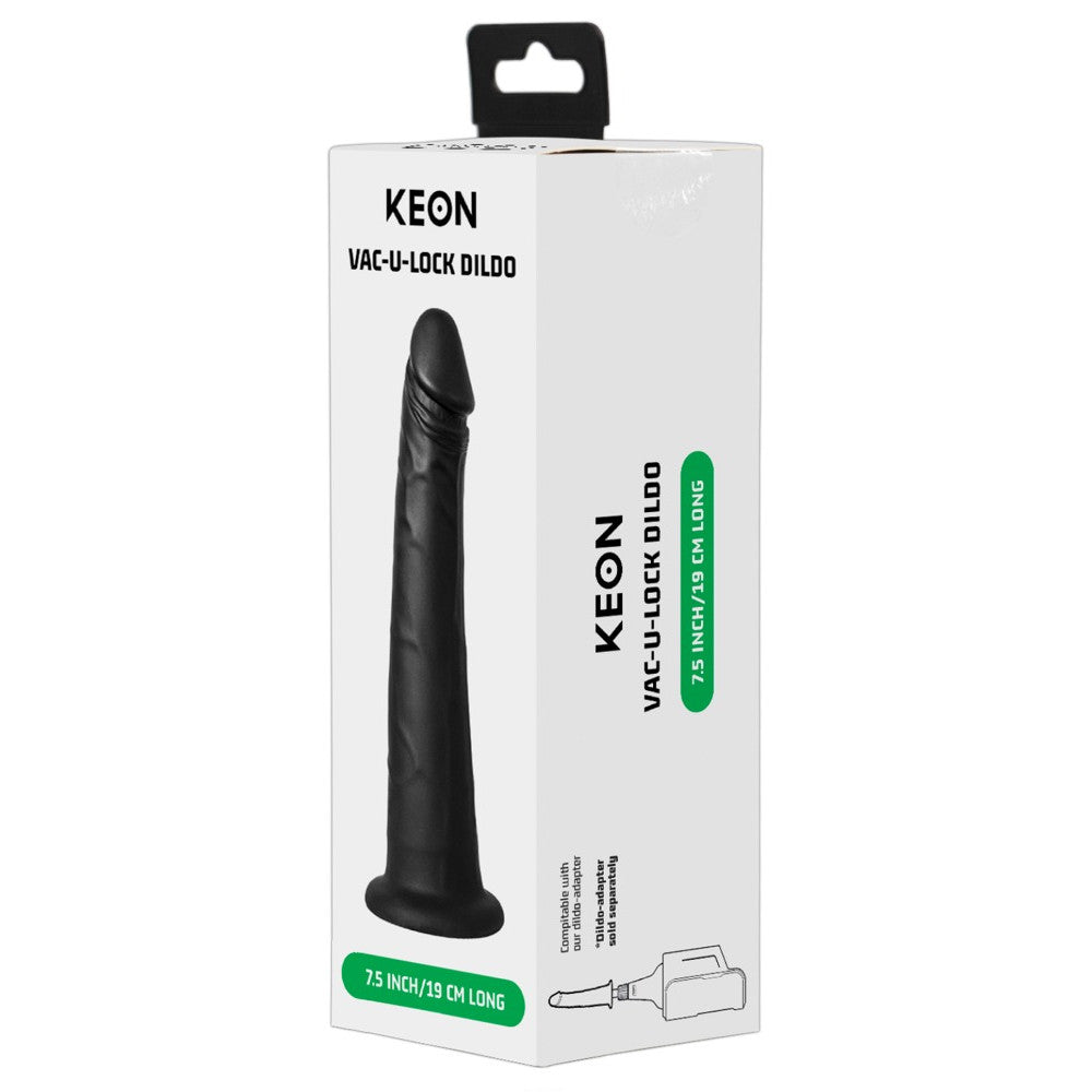 Realistic Dildo with Vacuum-Lock Grip Keon Black