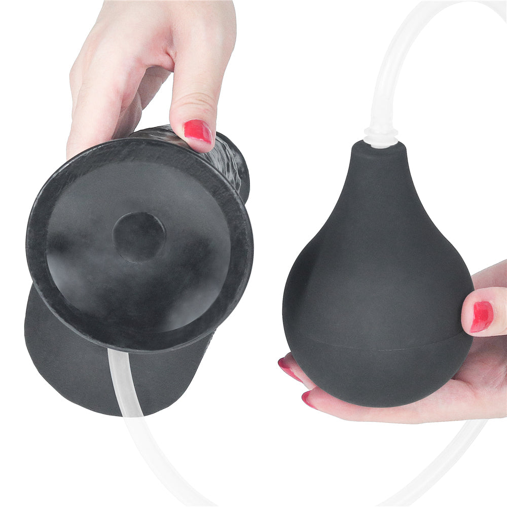 Realistic Ejaculating Dildo Squirt Extreme 10" Black