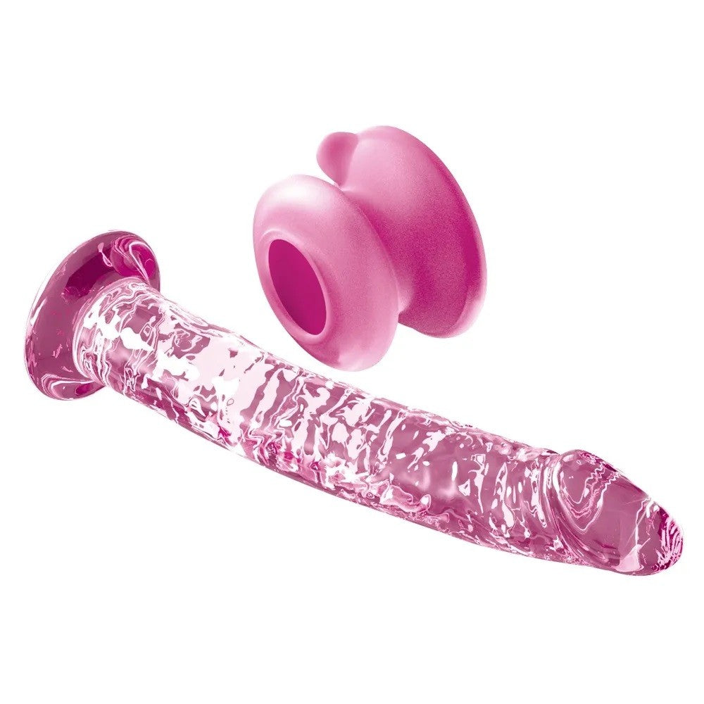 Realistic Glass Dildo Icicles #86 pink