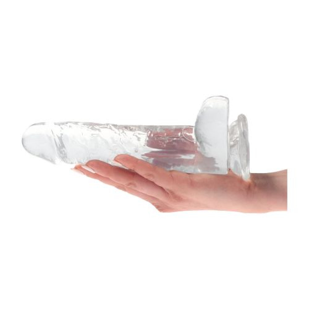 Realistic Jelly Dildo Fire Passion 8.5" Clear