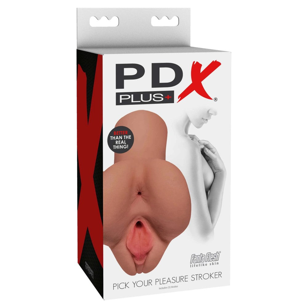 Realistic Vagina & Anus Masturbator PDX Plus