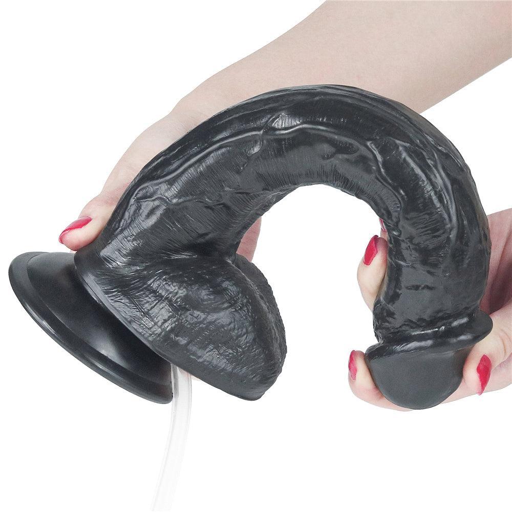 Squirt Extreme Realistic Ejaculating Dildo 11" Black