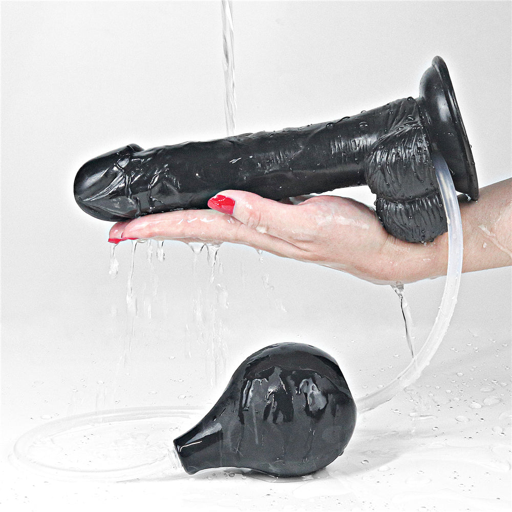 Realistic ejaculating dildo Squirt Extreme 9" black
