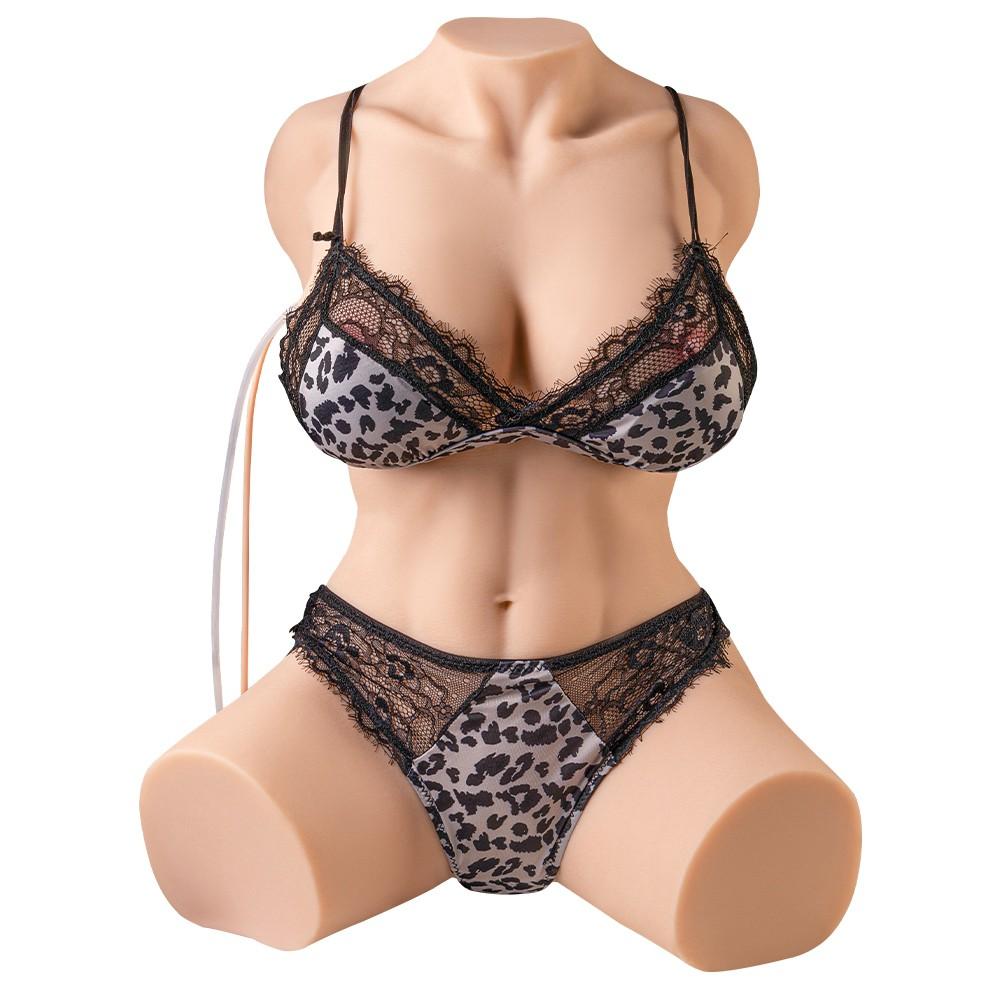 Realistic masturbator body with thrusts and vibrations Muriel