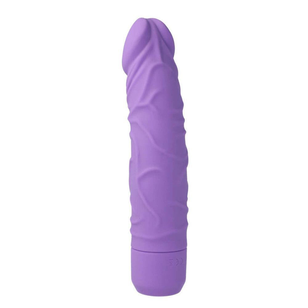 Realistic medical silicone vibrator Get Real purple