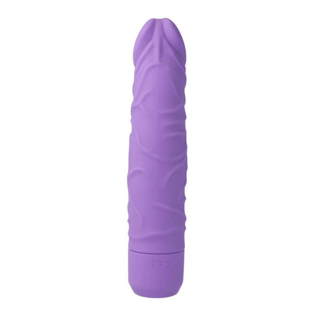 Realistic medical silicone vibrator Get Real purple