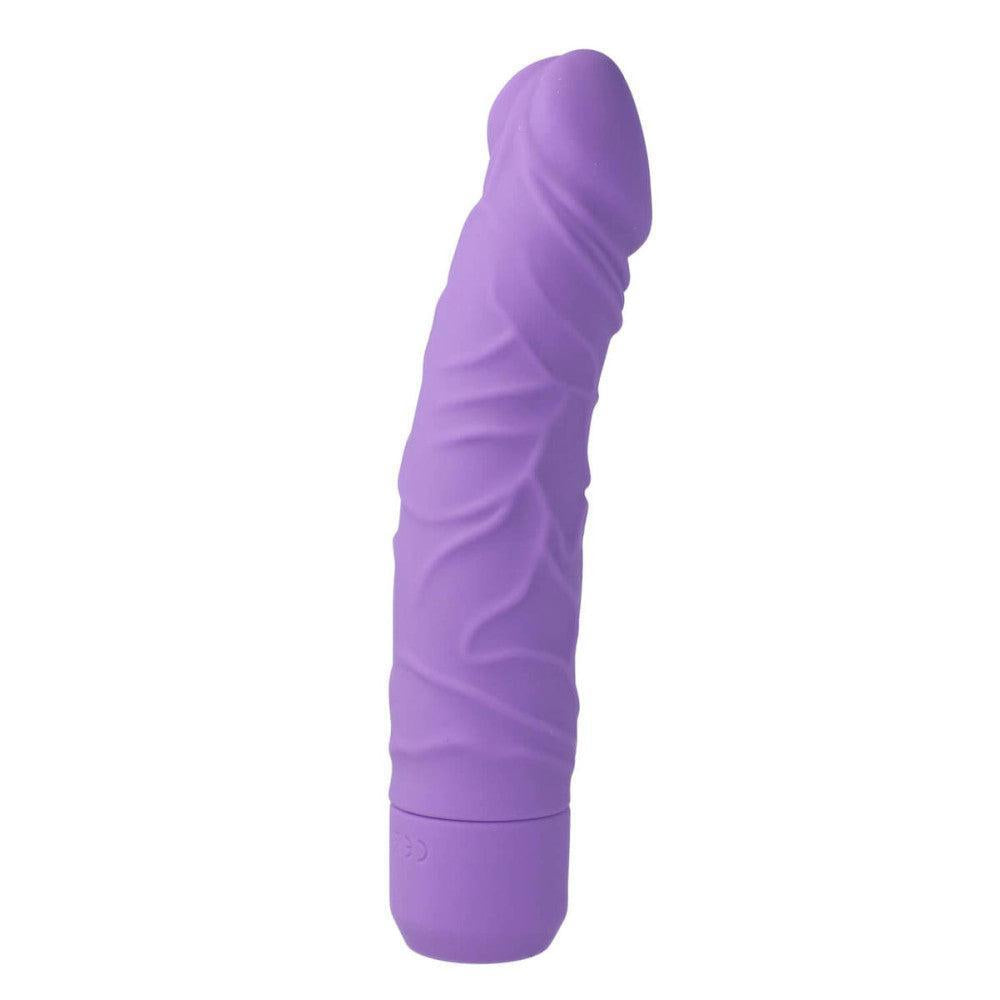 Realistic medical silicone vibrator Get Real purple