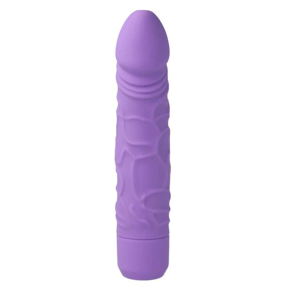 Realistic medical silicone vibrator Get Real purple