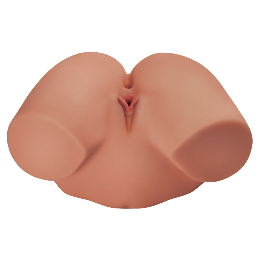 Realistic vagina and anus masturbator PDX Plus 360 Banger mocha