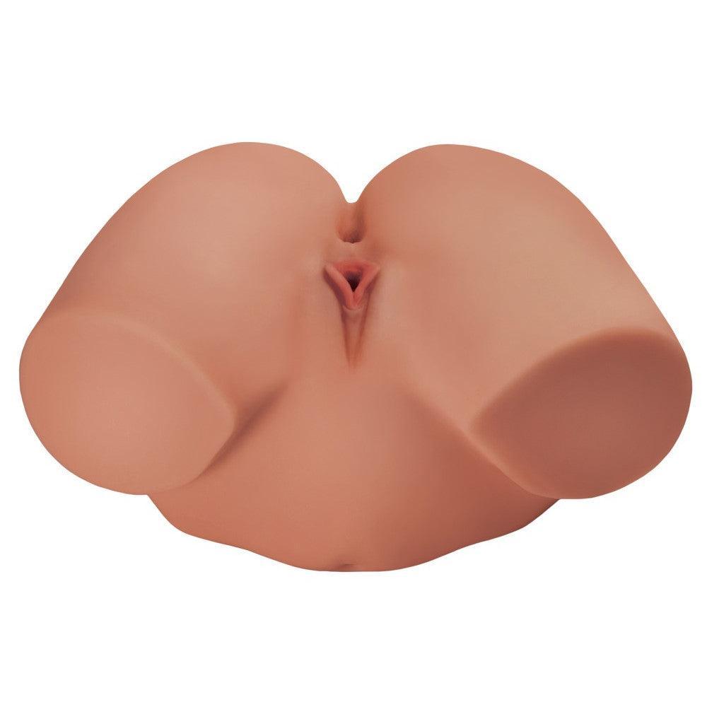Realistic vagina and anus masturbator PDX Plus 360 Banger mocha