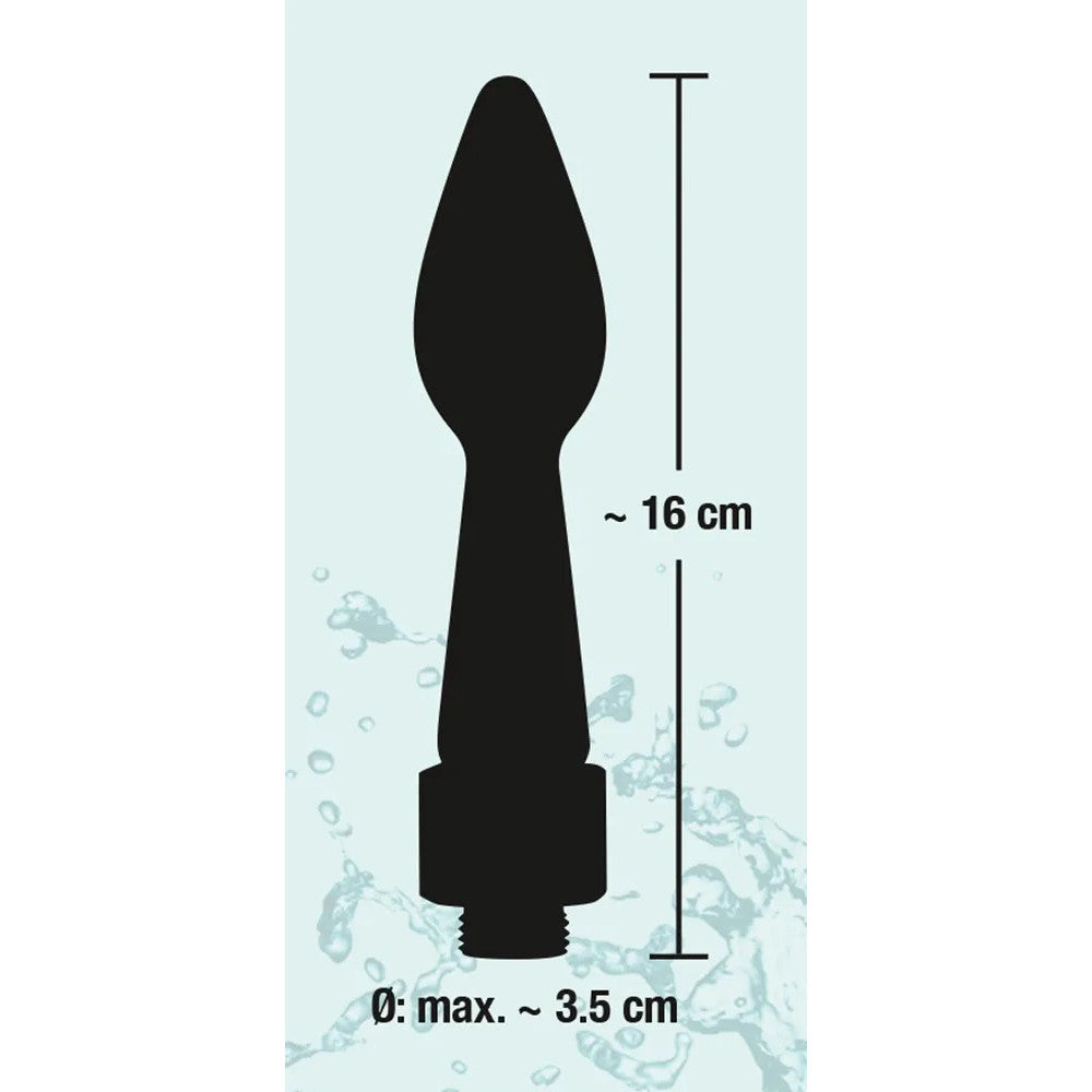 Rear Splash Silicone Anal Douche Nozzle