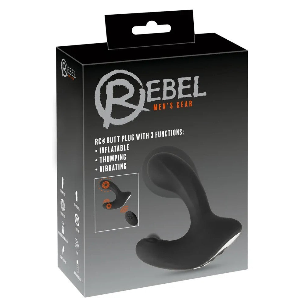Rebel Mens Gear Rechargeable Silicone Prostate Stimulator