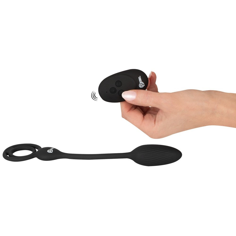Rebel RC Butt Plug Silicone Butt Plug with Remote Control & Cock Ring