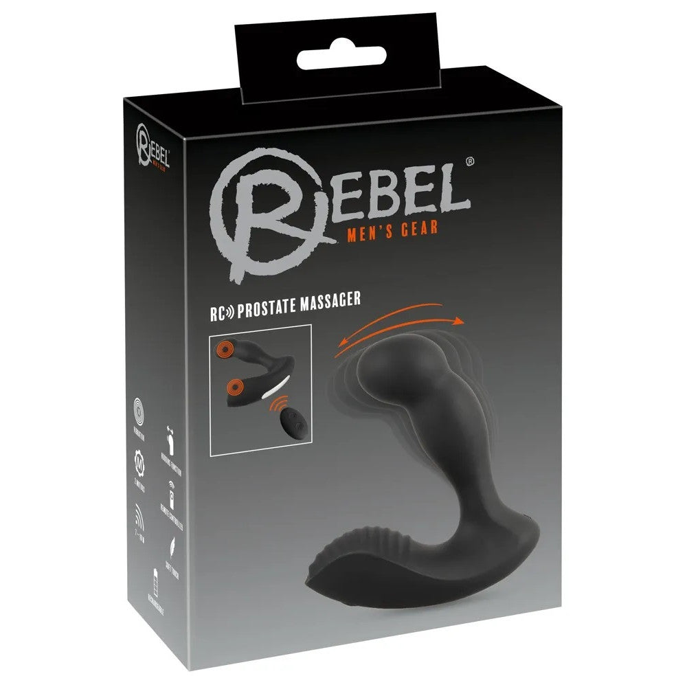 Rebel Rechargeable Prostate Stimulator with Tapping Motion & Remote