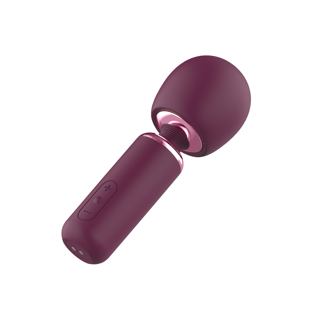 Bold Travel Rechargeable Wand Massager Purple