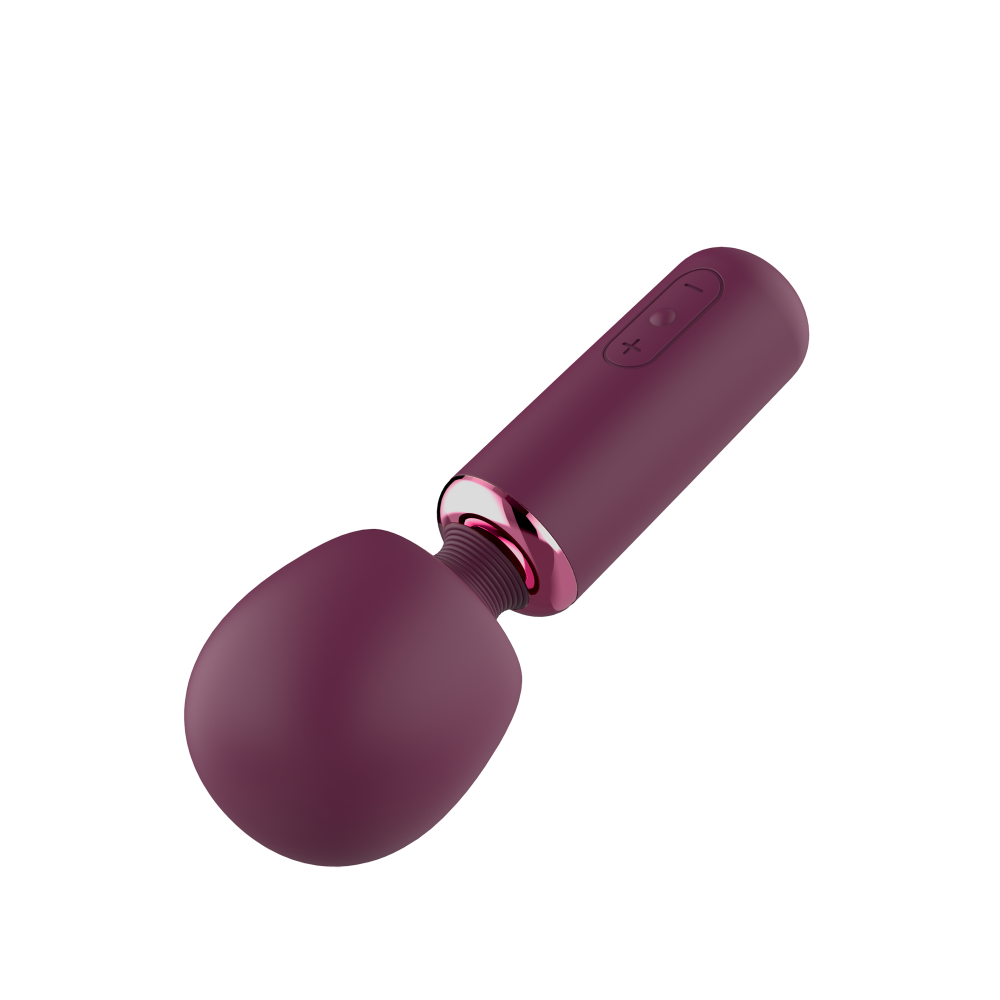 Bold Travel Rechargeable Wand Massager Purple