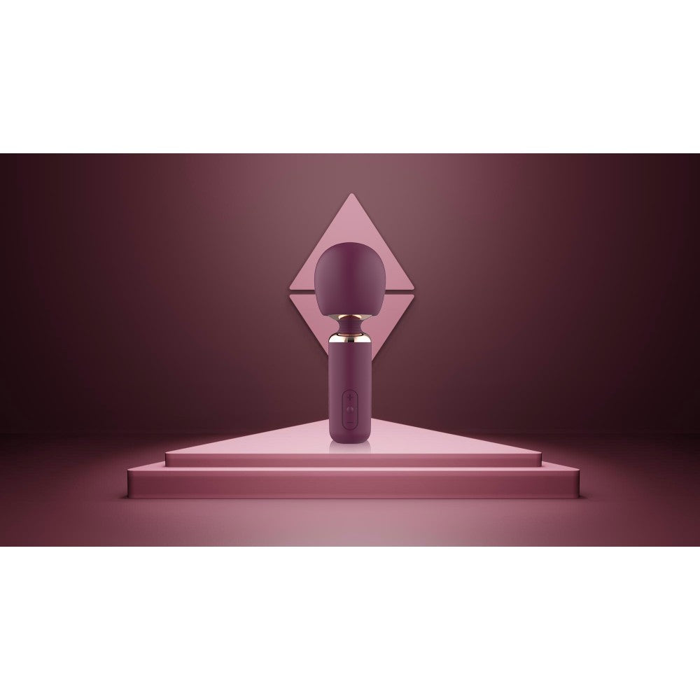 Bold Travel Rechargeable Wand Massager Purple
