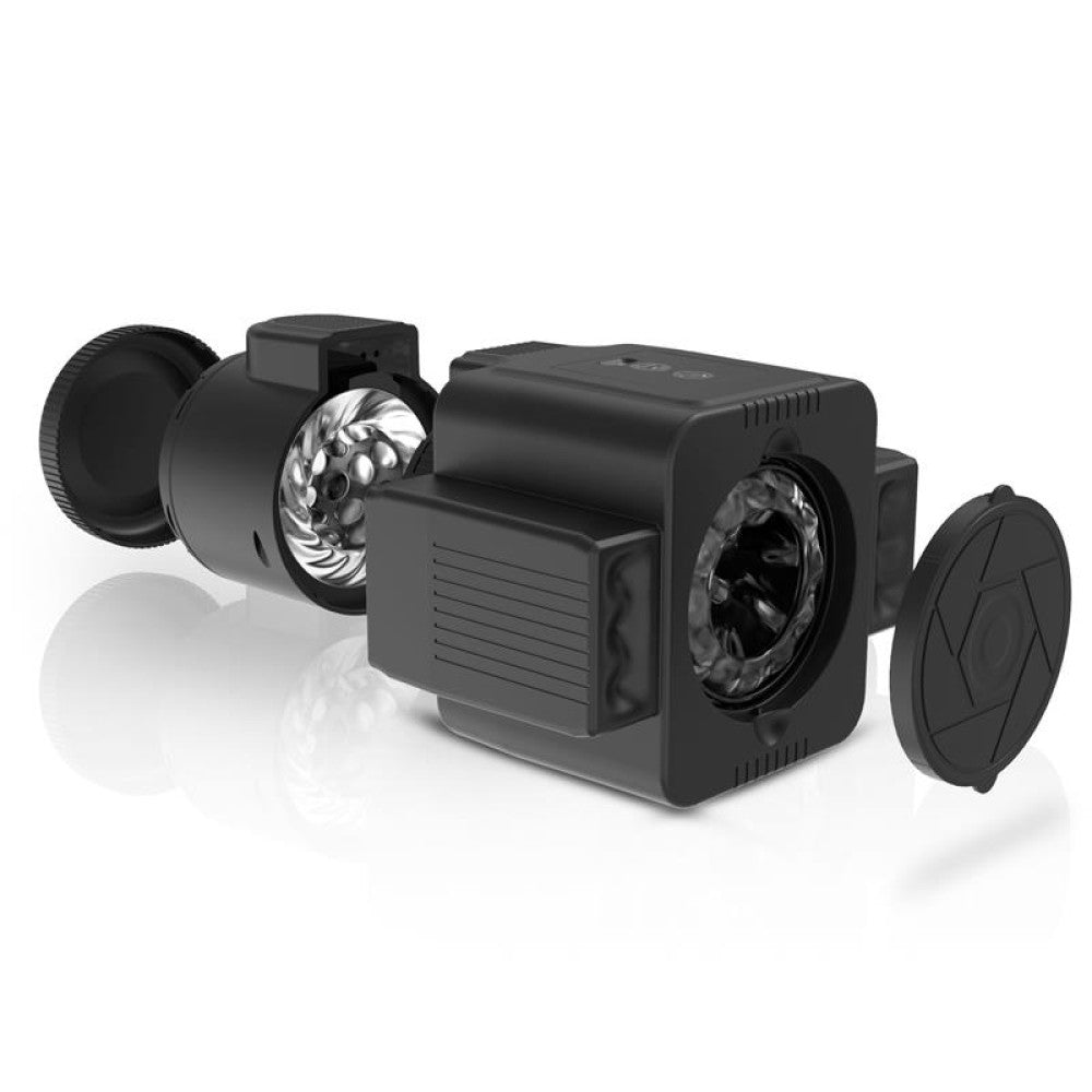 Rechargeable Discreet Camera Vibrating Thrusting & Rotating Masturbator