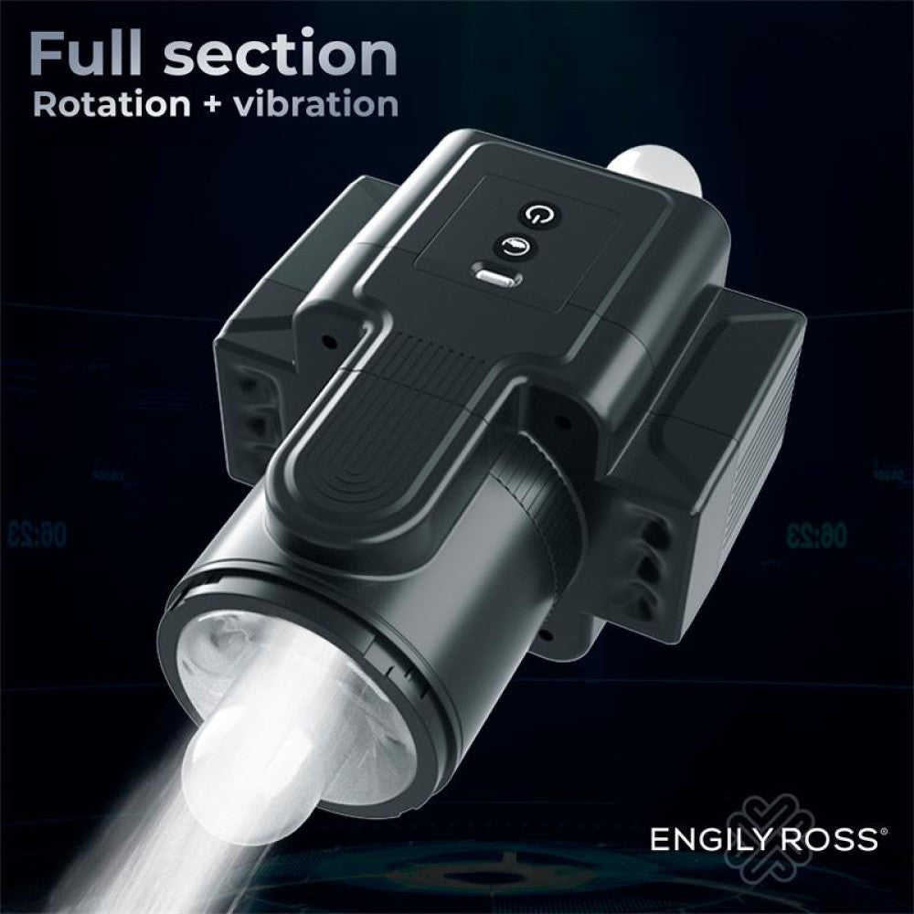 Rechargeable Discreet Camera Vibrating Thrusting & Rotating Masturbator