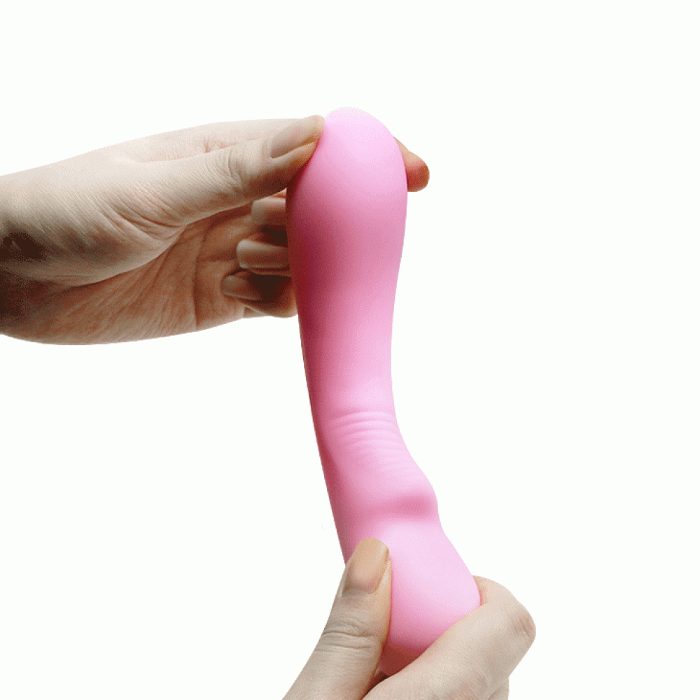 Rechargeable Flexible Silicone Vibrator Pink