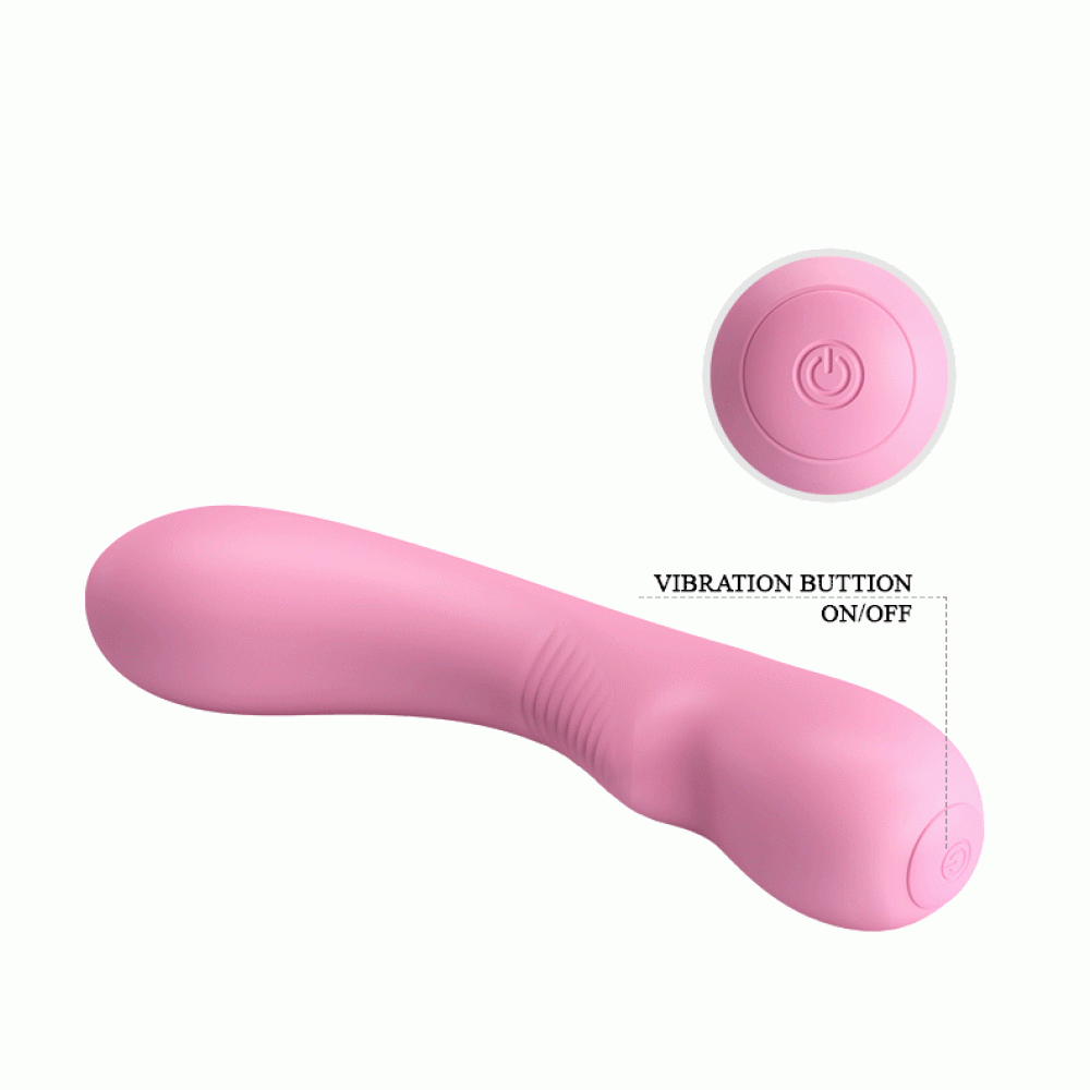 Rechargeable Flexible Silicone Vibrator Pink