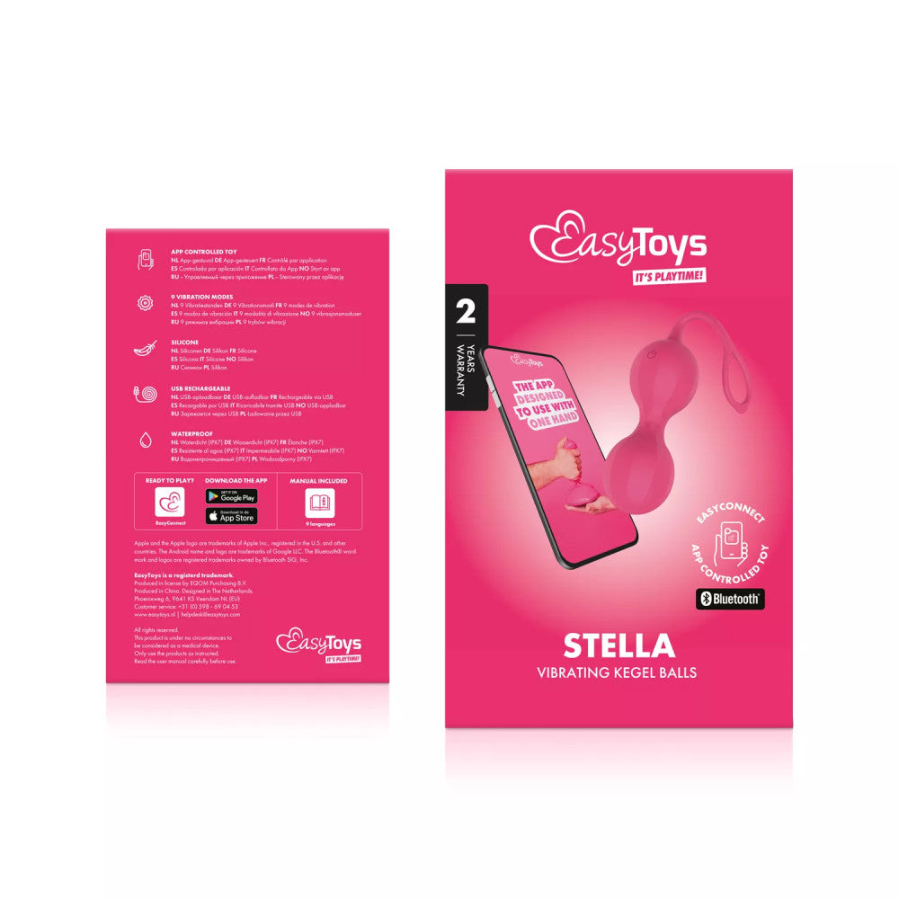 Rechargeable Silicone Vaginal Balls with Stella Mobile App