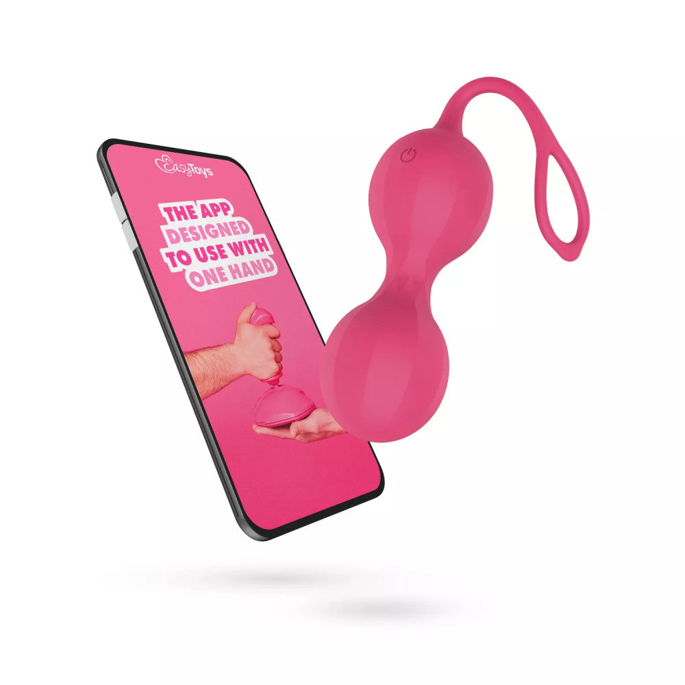 Rechargeable Silicone Vaginal Balls with Stella Mobile App