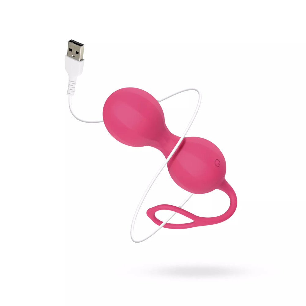Rechargeable Silicone Vaginal Balls with Stella Mobile App