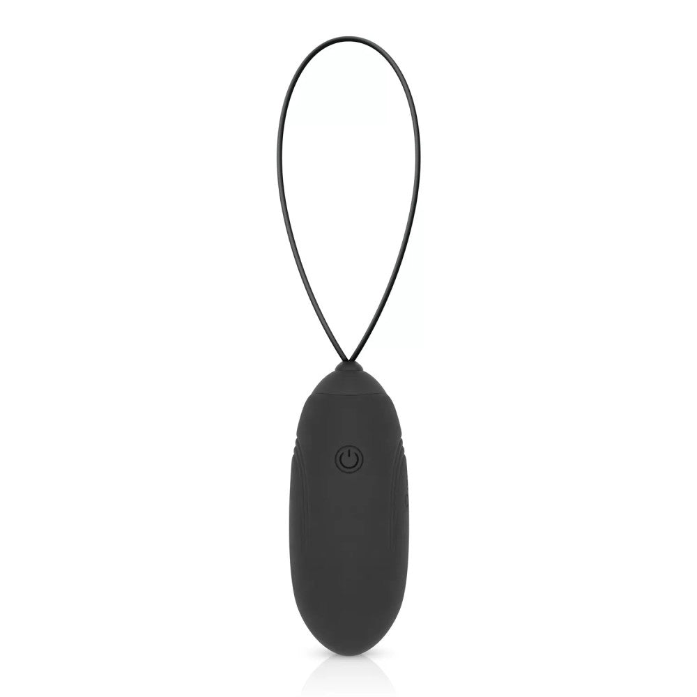 Rechargeable Silicone Vibro Egg with Remote Luv Egg Black