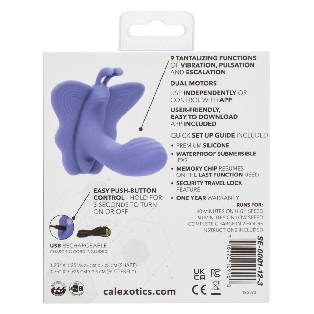 Rechargeable Silicone Wearable Vibrator with Mobile App