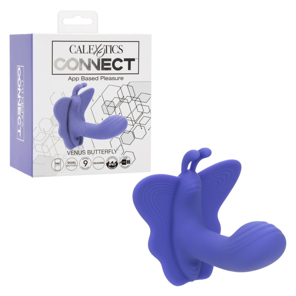 Rechargeable Silicone Wearable Vibrator with Mobile App