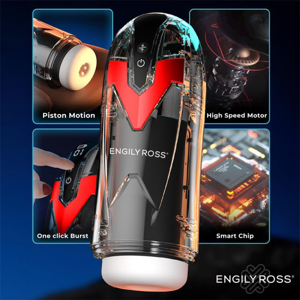 Bloster Rechargeable Thrusting and Vibrating Masturbator