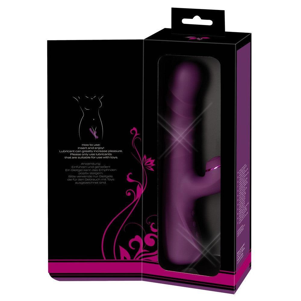 Rechargeable Thumping Rabbit Vibrator with 3 Motors and Thumping Javida Purple