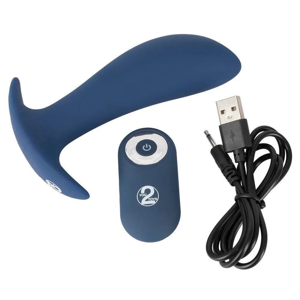 Rechargeable Vibrating Butt Plug with Remote