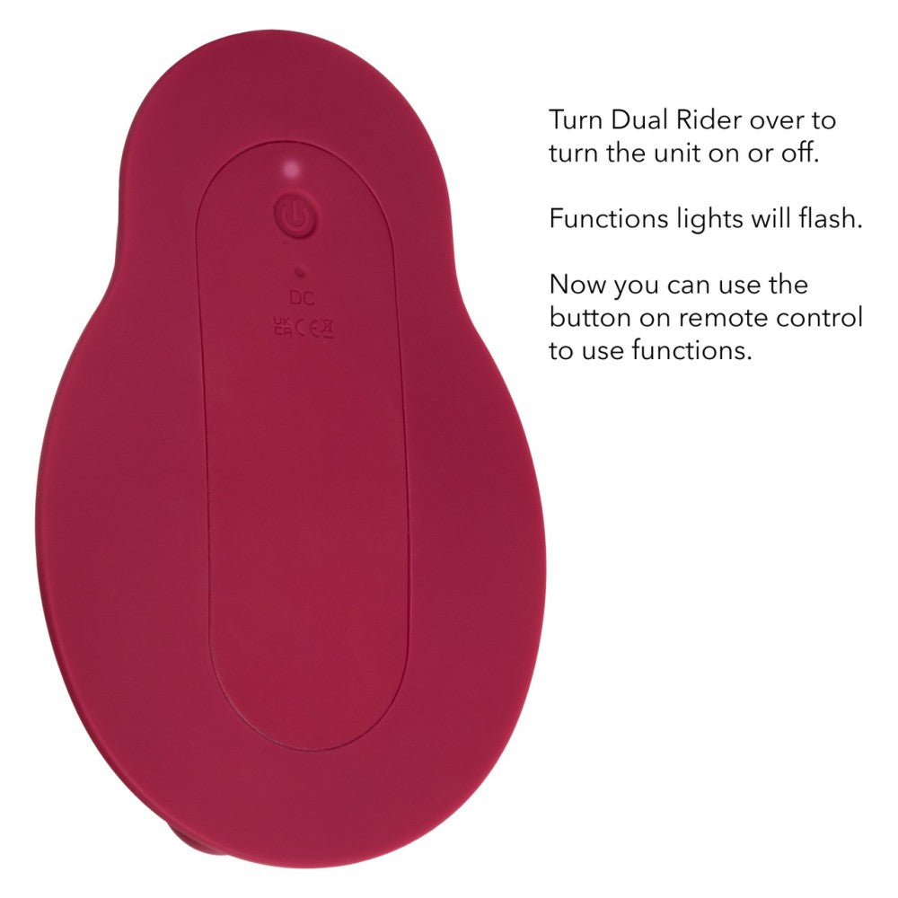 Dual Rider Rechargeable Vibrating Mini Sex Machine