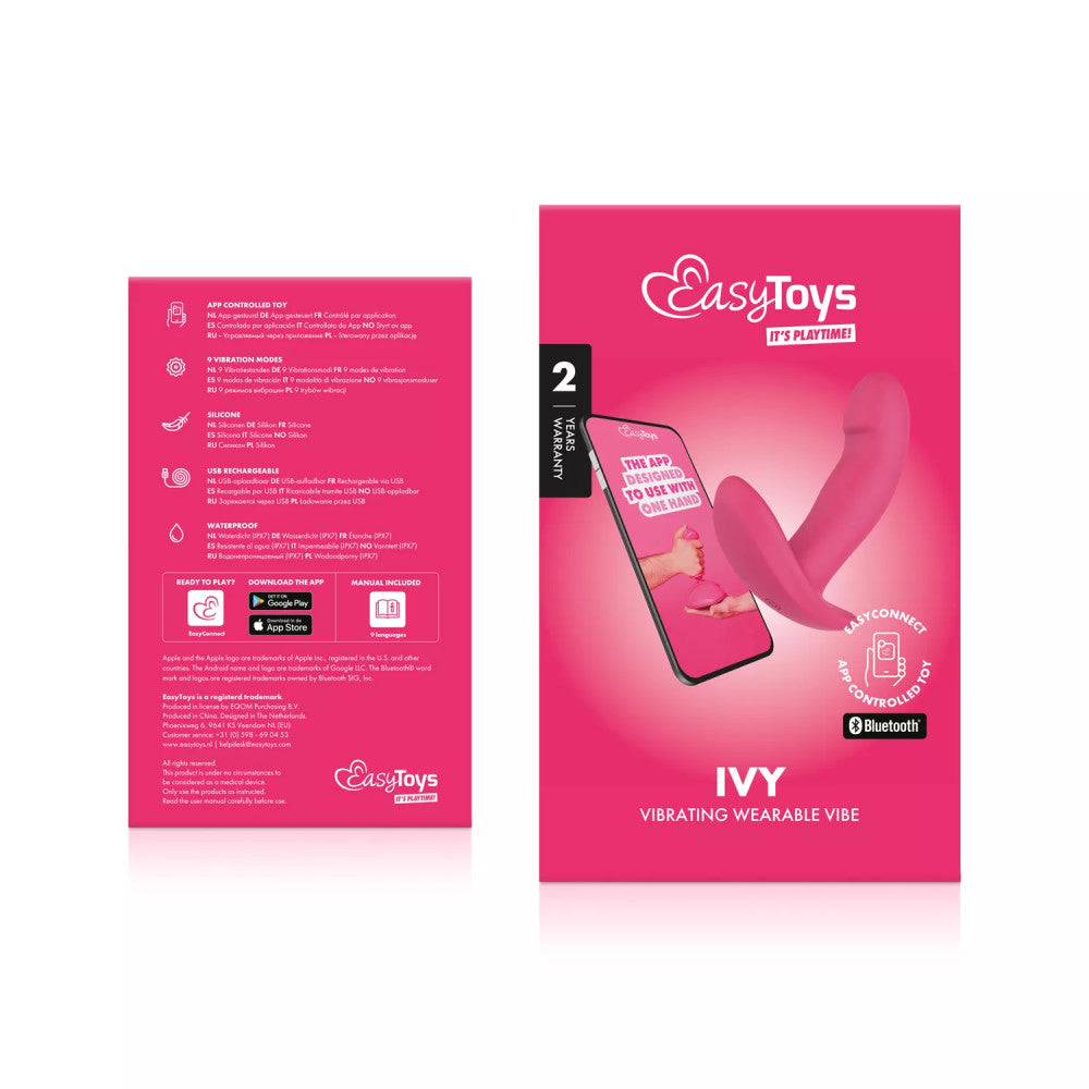 Ivy Rechargeable Silicone Wearable Vibrator with App