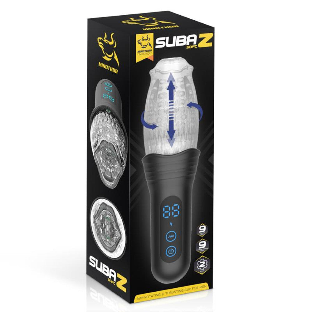 Rechargeable automatic masturbator with vibration thrusting and rotation Intoyou Subaz Soft