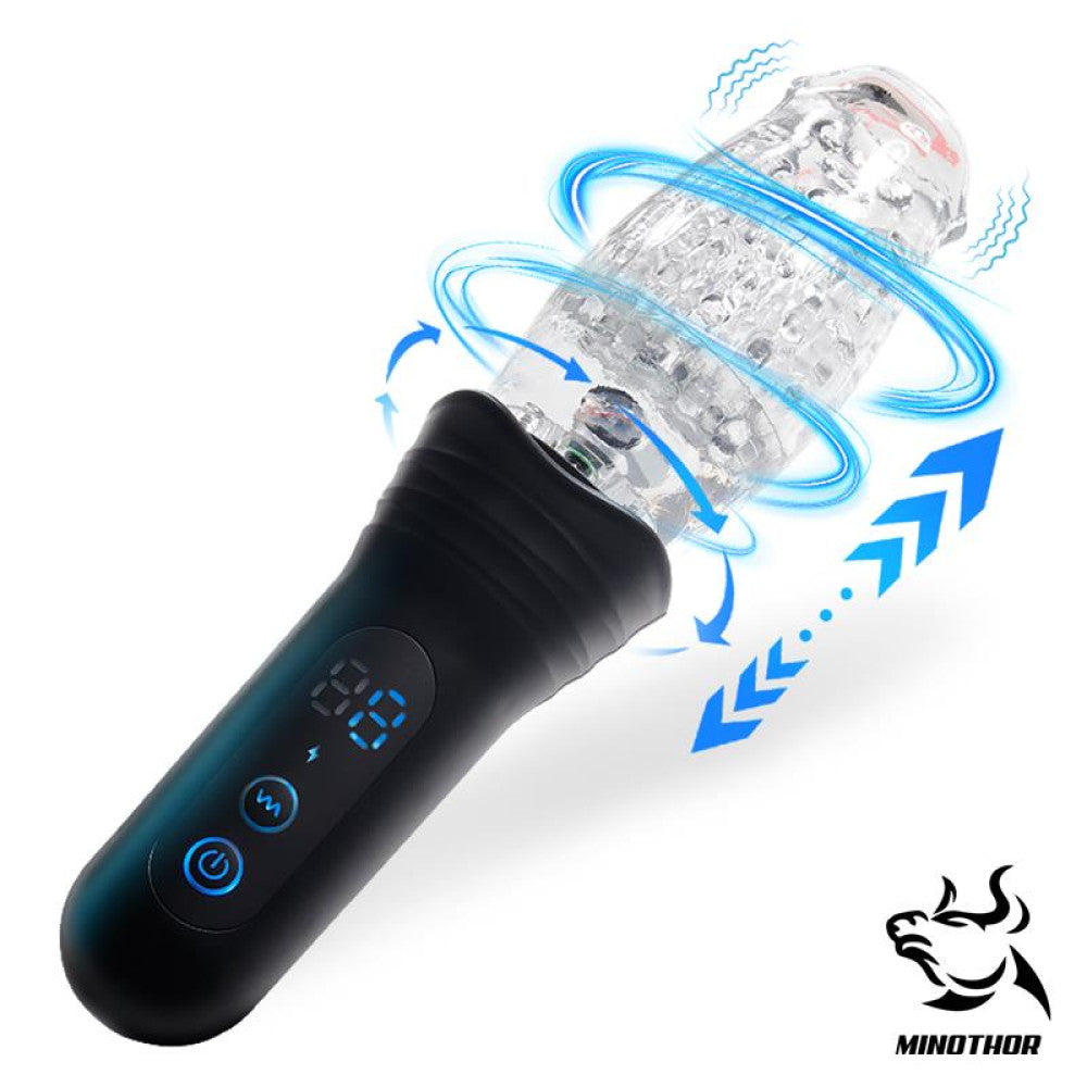 Rechargeable automatic masturbator with vibration thrusting and rotation Intoyou Subaz Soft