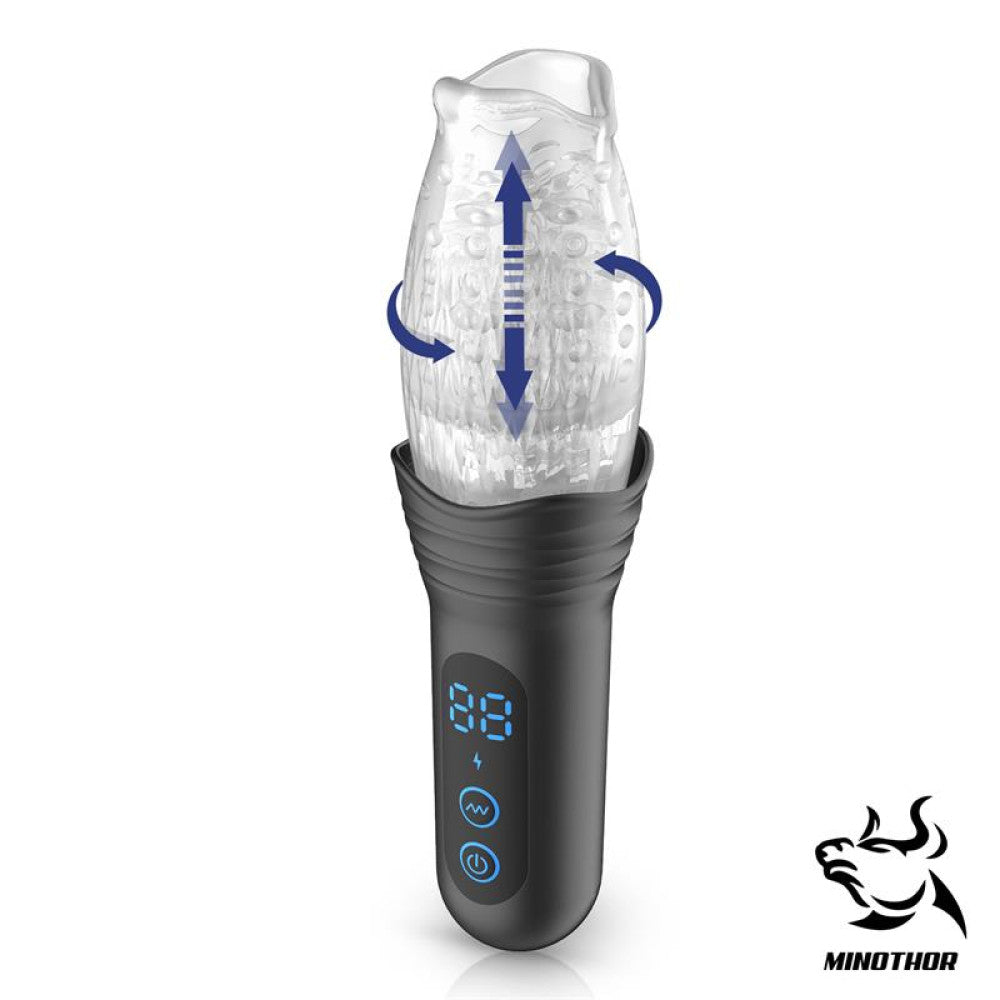 Rechargeable automatic masturbator with vibration thrusting and rotation Intoyou Subaz Soft