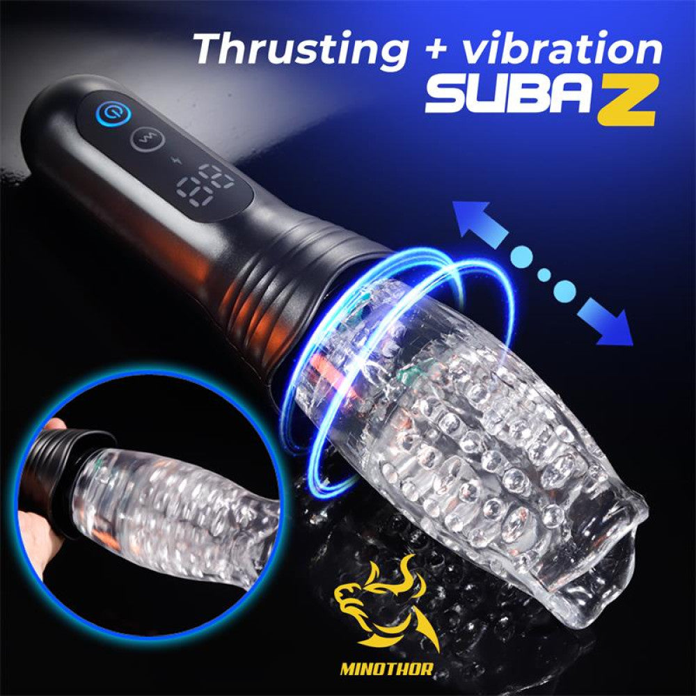 Rechargeable automatic masturbator with vibration thrusting and rotation Intoyou Subaz Soft