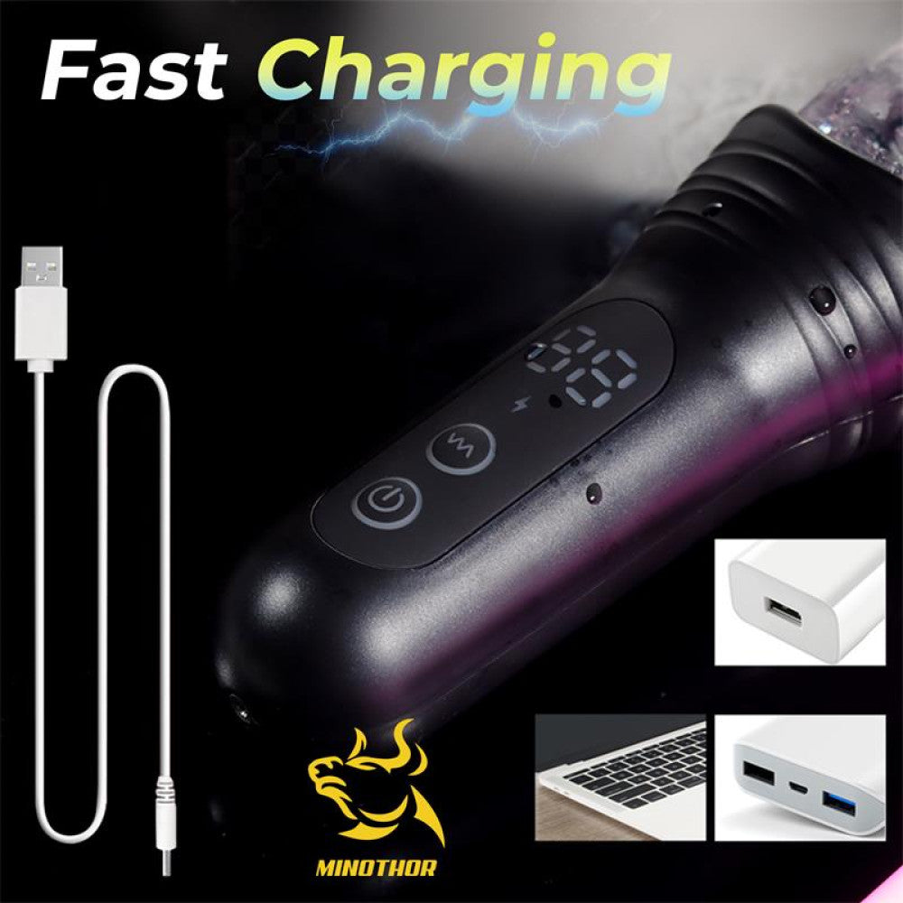 Rechargeable automatic masturbator with vibration thrusting and rotation Intoyou Subaz Soft