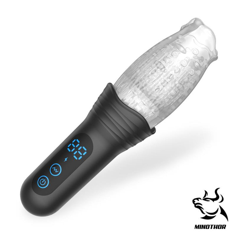Rechargeable automatic masturbator with vibration thrusting and rotation Intoyou Subaz Soft
