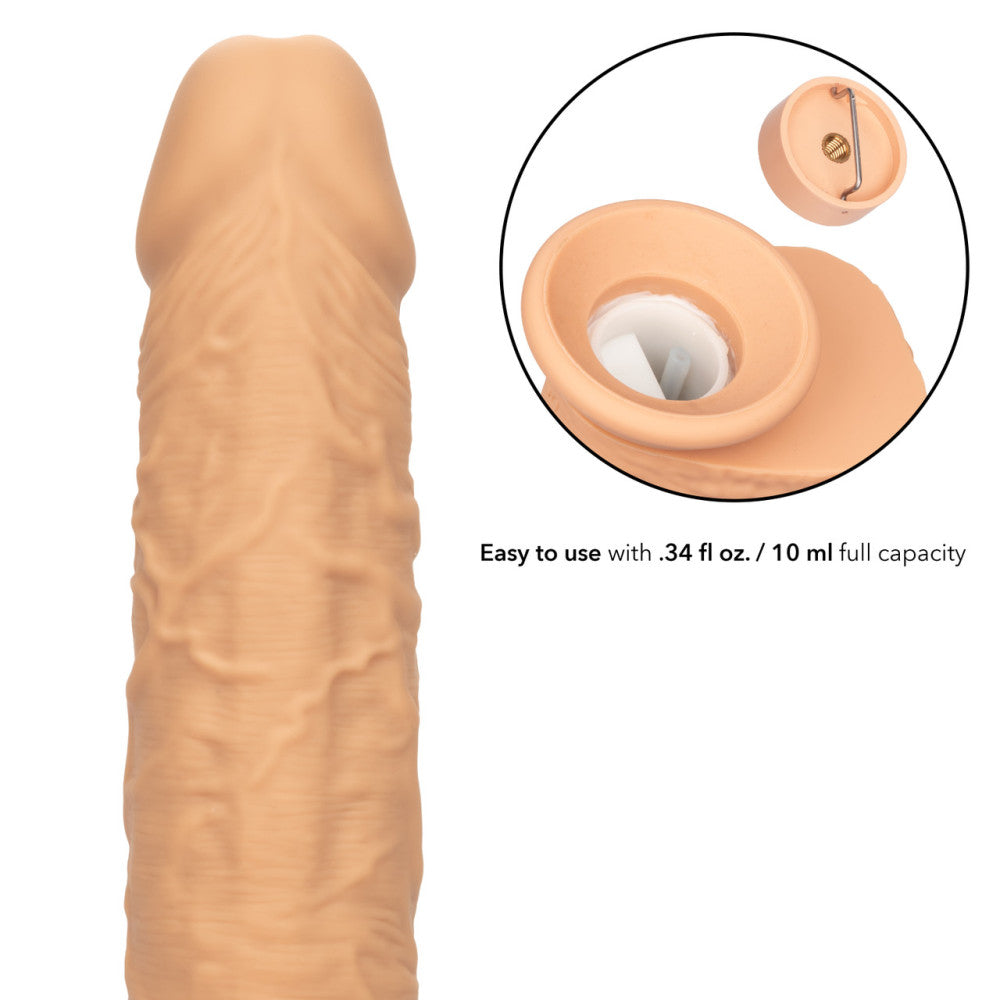 Squirting Fuck Stick Rechargeable Silicone Vibrating & Ejaculation Dildo