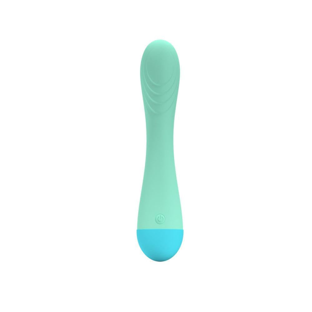 Rechargeable silicone vibrator Toky blue