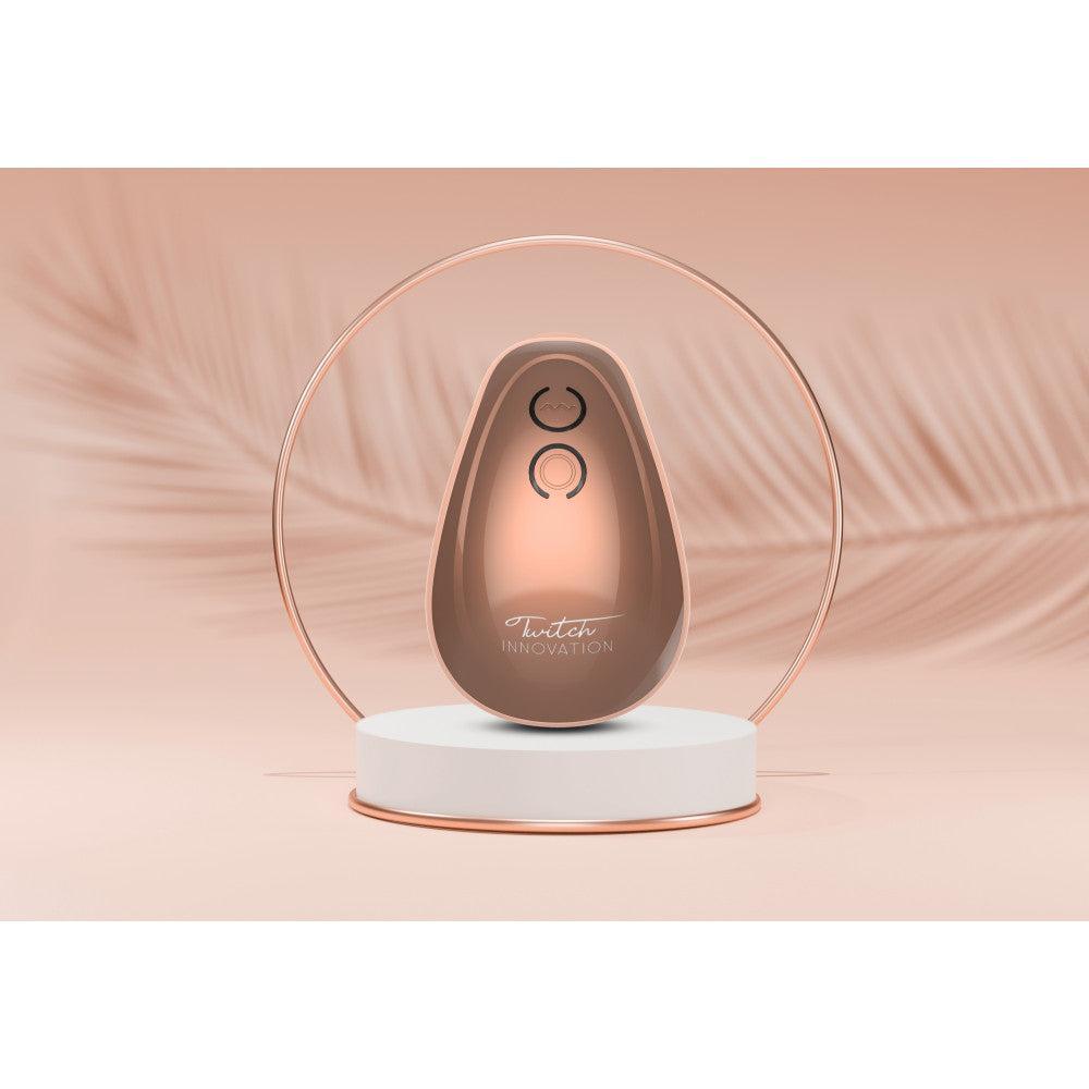 Rechargeable suction hands-free clitoral stimulator Twitch pink