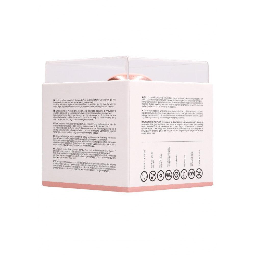 Rechargeable suction hands-free clitoral stimulator Twitch pink