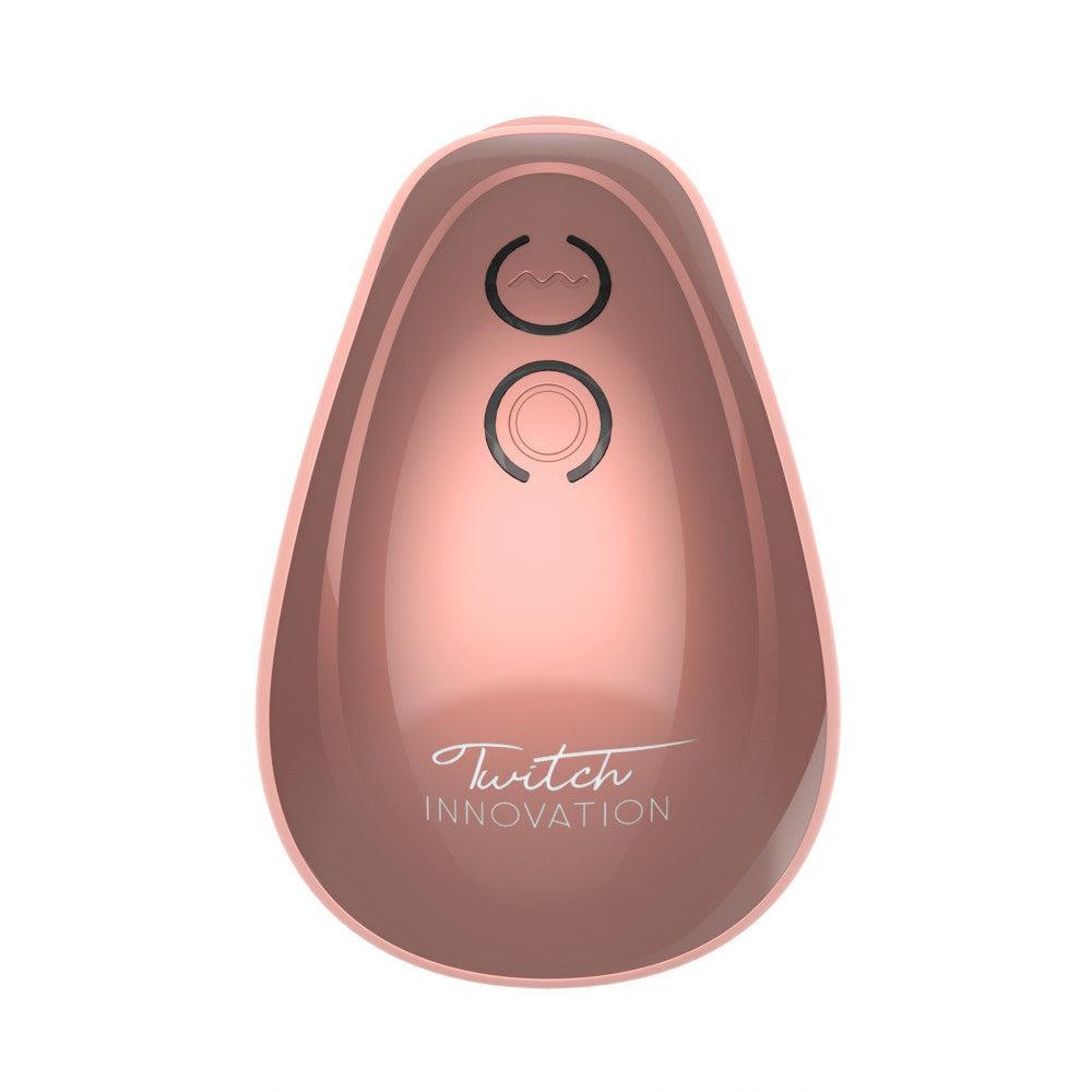Rechargeable suction hands-free clitoral stimulator Twitch pink