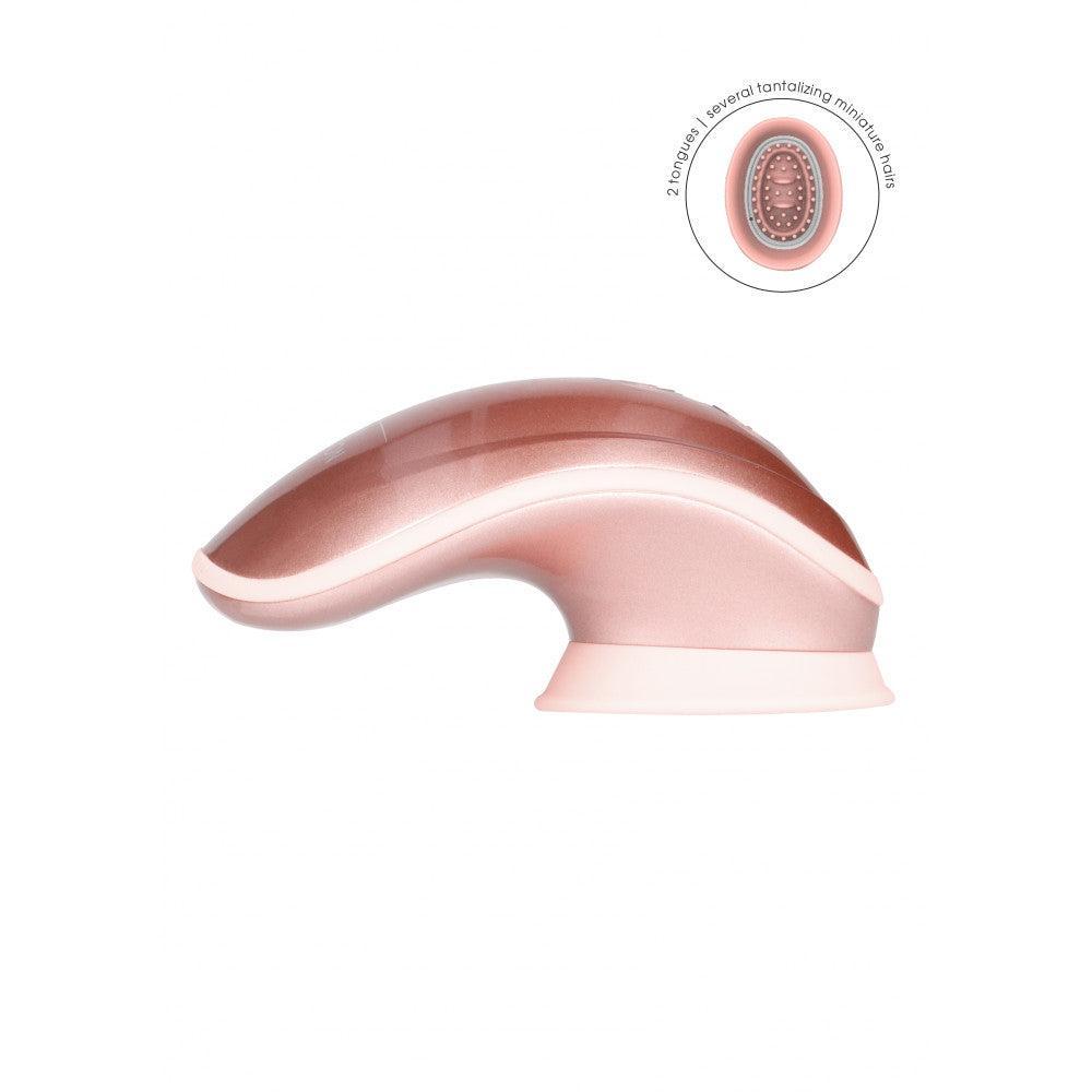 Rechargeable suction hands-free clitoral stimulator Twitch pink